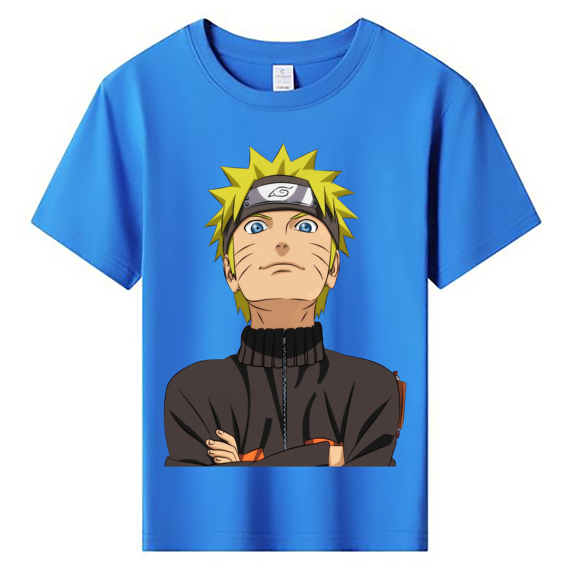 （画像用） NARUTO -ナルト- うずまき ナルト Uzumaki Naruto 綿100％キッズTシャツ（フロントプリント）